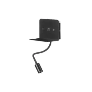 image of Plak LED Reading Light, Black