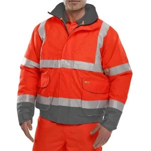 Image of BSeen XXXXL Bomber Jacket RedGrey