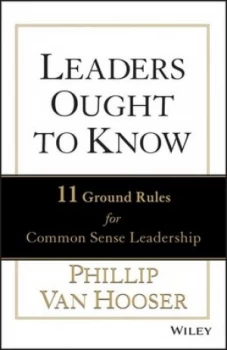Image of Leaders Ought to Know by Phillip Van Hooser Hardback