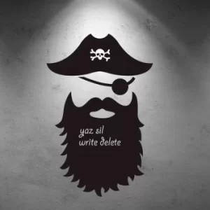 Image of YSS-117 Black Decorative Wall Sticker