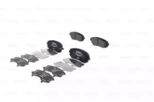 Image of Bosch 0986494315 BP1205 Brake Pad Set Disc Brake Front Axle
