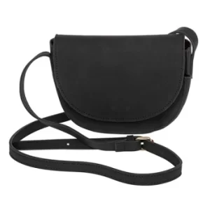 Image of Cross Body Saddle Bag Black