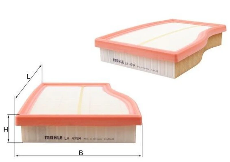 Image of Air filter MAHLE LX 4784