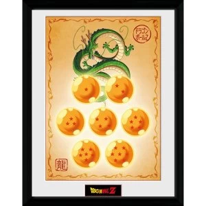 image of Dragonball Z Dragon Balls Framed Collector Print