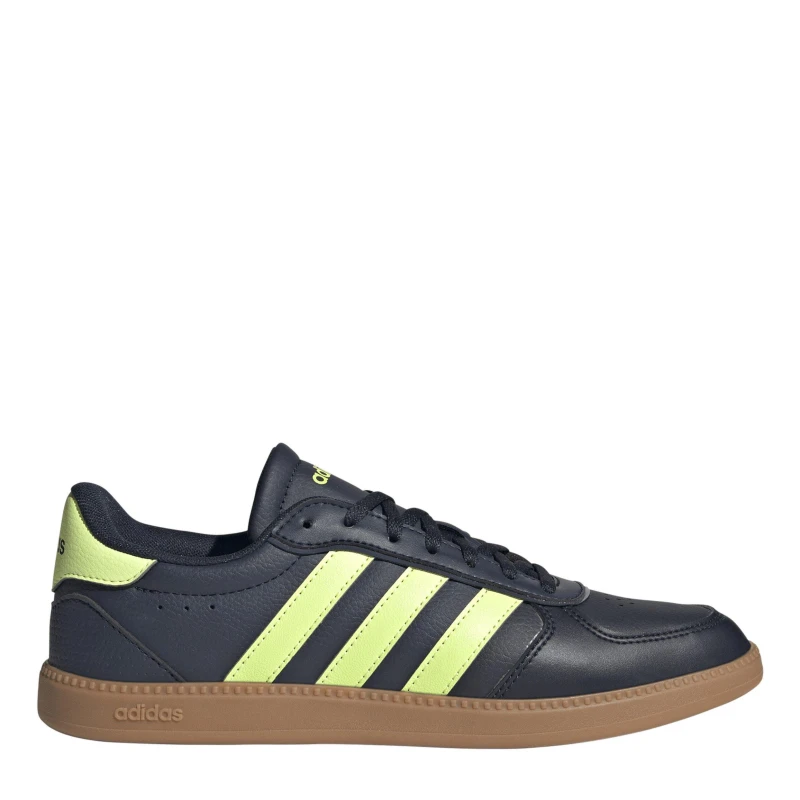 Image of adidas Breaknet Sleek Trainers Womens Ink/Yellow female 8 (42)