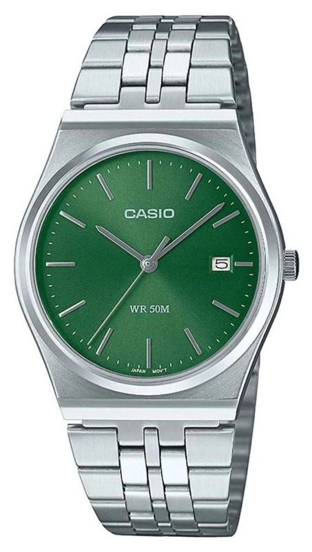 Image of Casio MTP-B145D-3AVEF Collection 35mm Quartz Watch Silver unisex