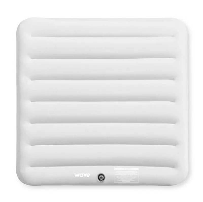Image of Wave Spas Spa Square 4 Person Protective Thermal Efficient Inflatable Cover, White White