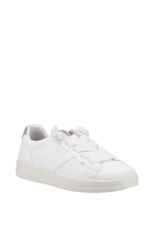 Image of HEYDUDE Womens Karina Duo Classic Trainer in White Size: 8 White Female 8