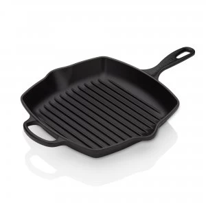 Image of Le Creuset Signature Cast Iron Grillit Satin Black
