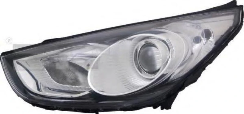 Image of TYC 20-12372-25-2 Headlights H7/H7, without electric motor, Left Headlight (259)