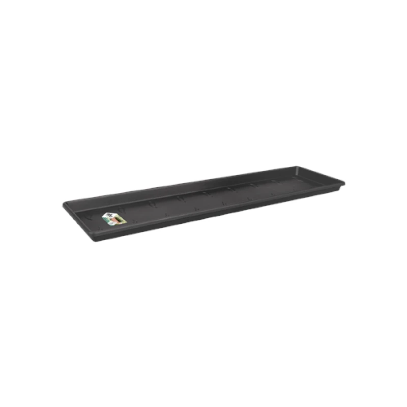 Image of Elho Green Basics Trough Saucer 60cm - Living Black 3510285743300