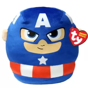 Image of Ty Squishy Beanies - Marvel Captain America 10 inch, none