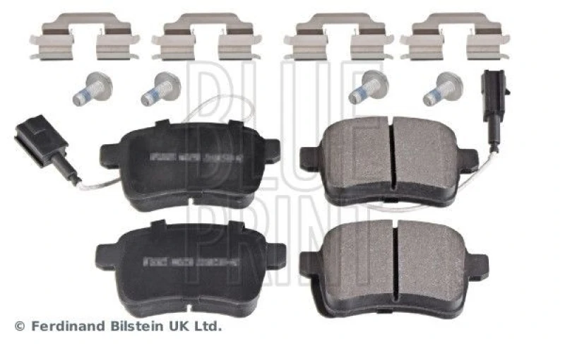 Image of Blue PRINT Brake pad set Blue PRINT ADL144224