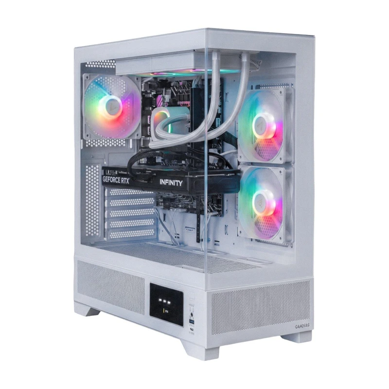 Image of Entity Entity Valkyrie RTX 5070 Gaming PC - Intel Core i7-14700F 32GB 2TB SSD - White White unisex One Size