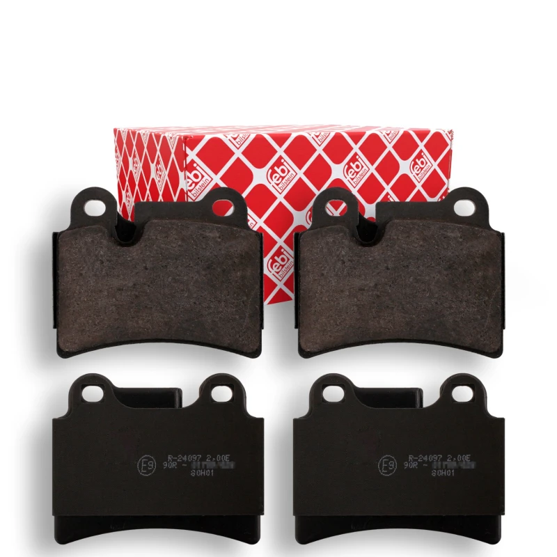 Image of FEBI BILSTEIN 16671 Brake pad set Rear Axle, prepared for wear warning indicator Brake Pad Set,disc brake (402)