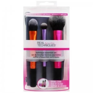 image of Real Techniques Travel Essentials 3 Piece Brush Set