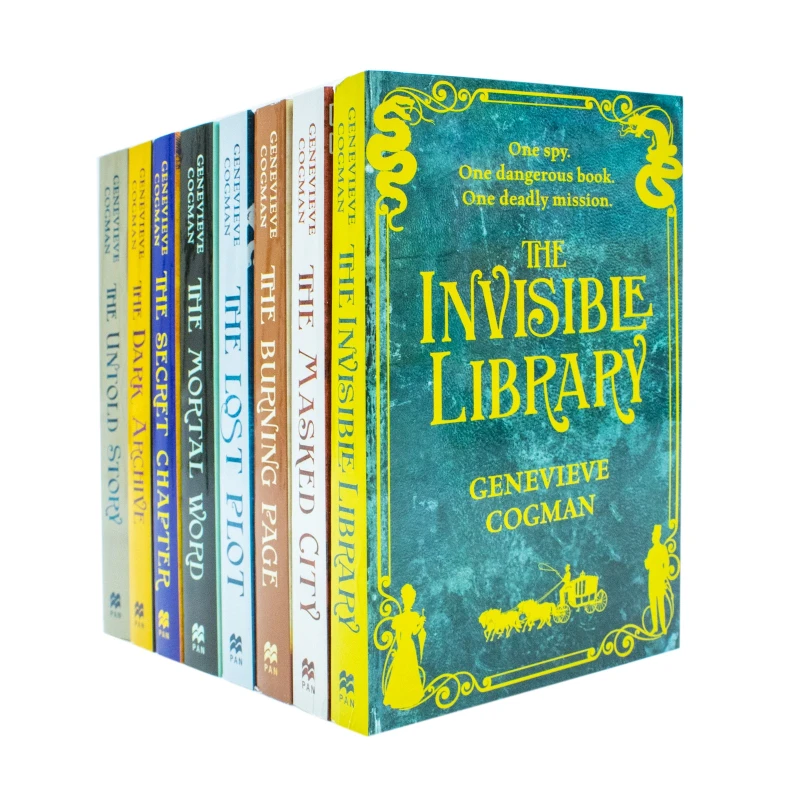 Image of The Invisible Library Series 8 Book Collection Complete Genevieve Cogman Paperback Edition Genevieve Cogman Books