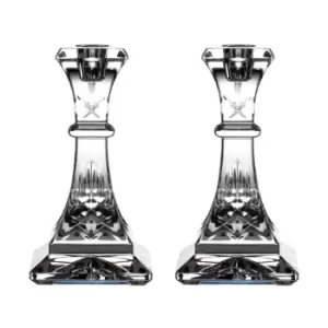 Image of Waterford Lismore Candlestick 6" S/2 - Clear