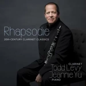 image of Todd Levy/Jeannie Yu Rhapsodie 20th-century Clarinet Classics by Gerald Finzi CD Album