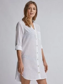 image of Dorothy Perkins Beach Shirt - White