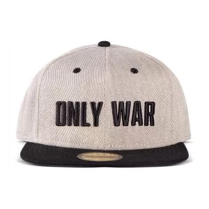 Image of Warhammer - 40K Only War Catch Phrase Snapback Baseball Cap (Grey/Black)
