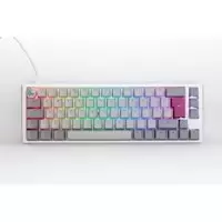 Image of Ducky One3 Mist SF 65% USB RGB Mechanical Gaming Keyboard Cherry MX Silent Red Switch - UK Layout