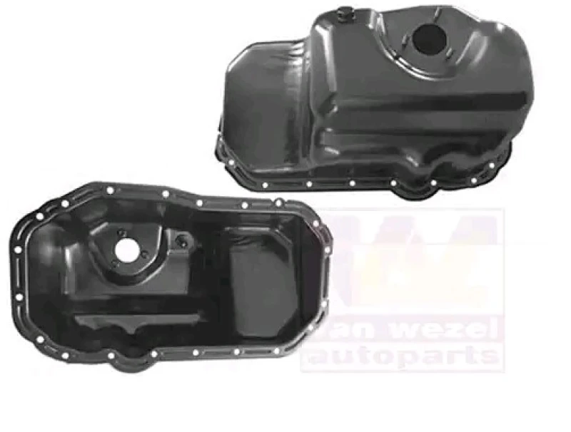 Image of VAN WEZEL 4924070 Oil Sump without gasket/seal Oil Pan (592)