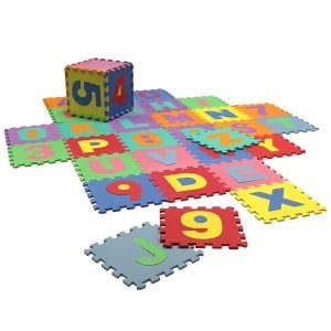 Image of Charles Bentley Kids Soft Eva Foam Alphabet and Number Complete Set