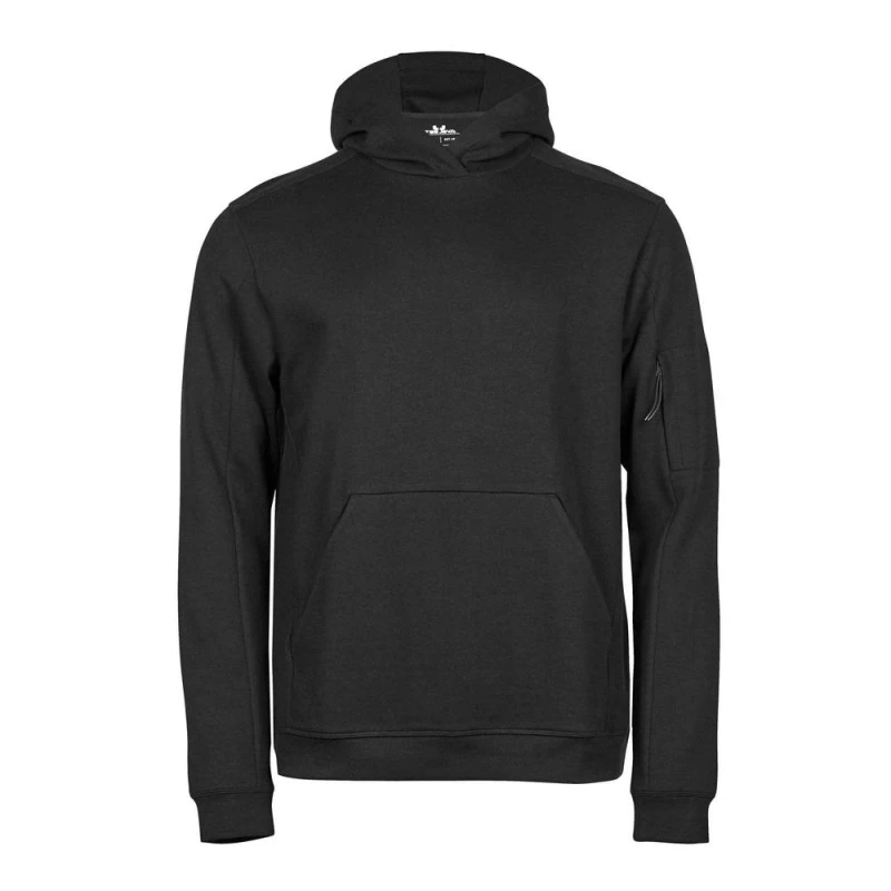Image of TEE JAYS Mens Athletic Hoodie in Black Size: XS Black Male XS