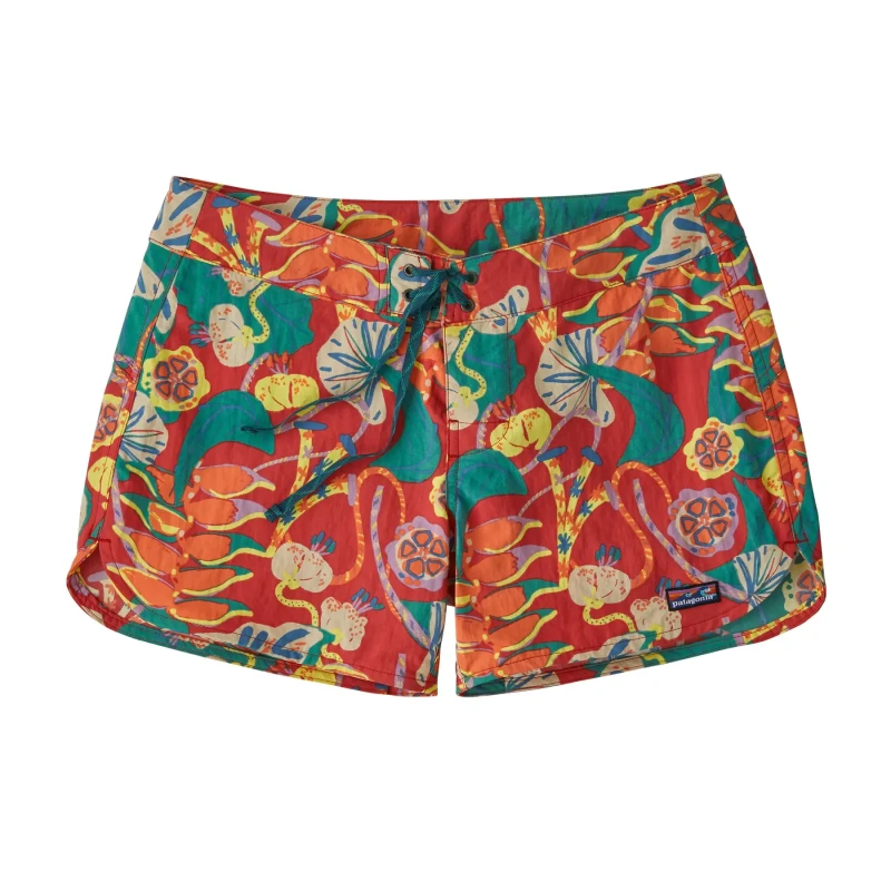 Image of Womens board shorts Patagonia Wavefarer 5 in Rouge Female 26