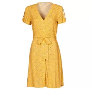 Image of Only ONLVIOLETTE womens Dress in Orange - Sizes UK 6,UK 8,UK 10,UK 12,UK 14