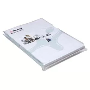 Image of Rexel Nyrex Premium A4 Expanding Document Folder; Clear