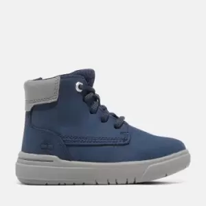 Image of Timberland Seneca Bay 6" Boot For Toddler In Navy Dark Blue Kids, Size 10