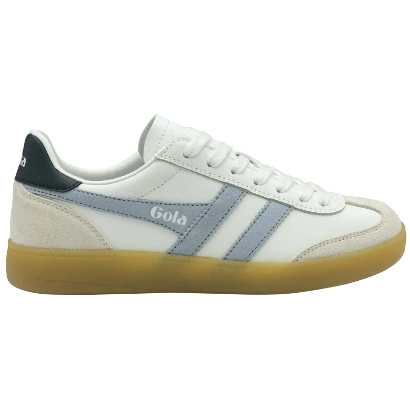 Image of Gola Laced trainers For Her Gola Viper Leather Bleu Female 40