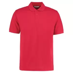 Image of Kustom Kit Mens Regular Fit Workforce Pique Polo Shirt (4XL) (Red)