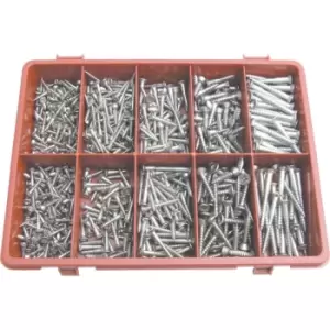 Image of Pozi Countersunk Wood Screw Kit A2 AVG-625PC