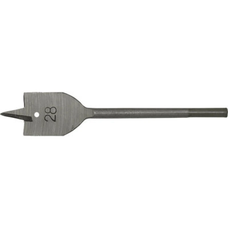 Image of Loops 28 x 152mm Fully Hardened Wood Drill Bit - Hex Shank - High Performance Woodwork Multi