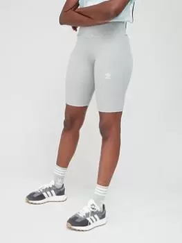 Image of Adidas Originals Ribbed Short Tights - Medium Grey Heather
