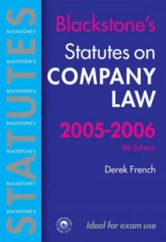 Image of Company Law by Derek French Paperback