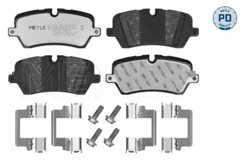 Image of Brake pad set MEYLE 025 257 2016/PD
