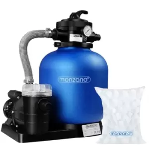 Image of Sand Filter Pump 9,960L/h with Pre-filter incl. 700g Filter Balls