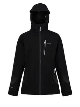 Image of Regatta Highton Pro Waterproof Shell Jacket - Black, Size 10, Women