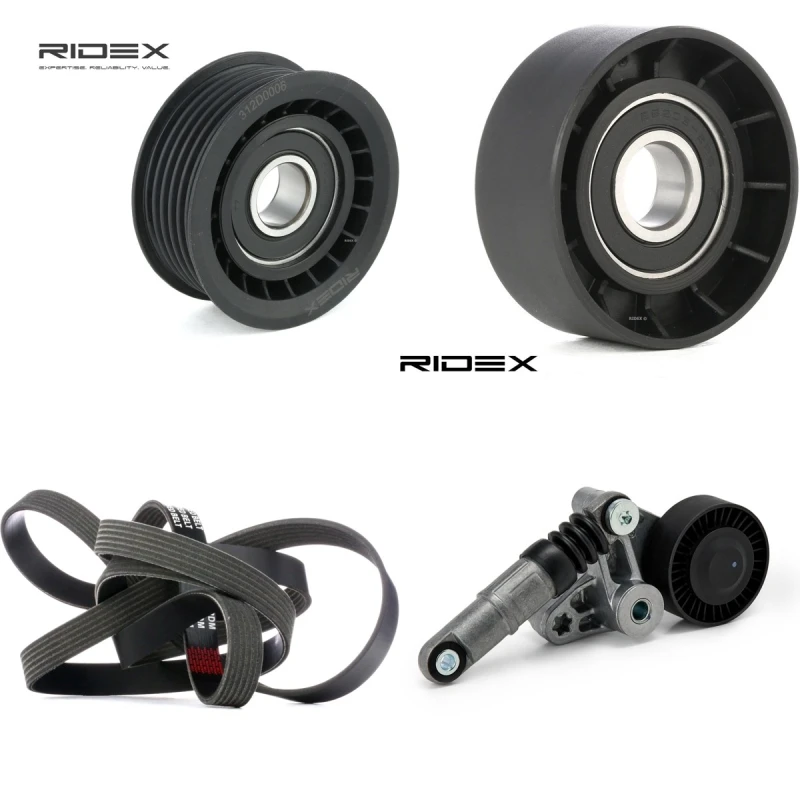 Image of RIDEX 542R1326 V-ribbed belt set V-Ribbed Belt Set (542)