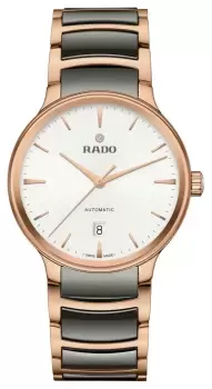 Image of RADO R30017012 Centrix Automatic White Dial Grey Ceramic Watch