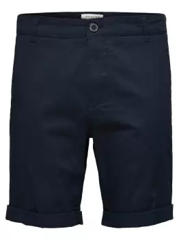 image of SELECTED Slhparis Regular Fit - Shorts Men Blue