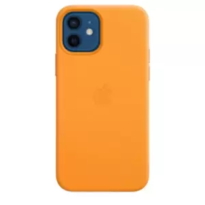 image of Apple iPhone 12/12 Pro Leather Case with MagSafe California Poppy MHKC3ZM/A