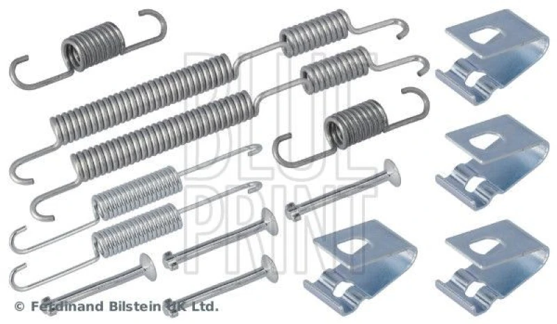 Image of Blue PRINT Brake shoe fitting kit Blue PRINT ADBP410091