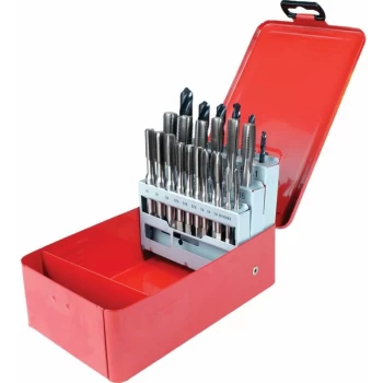 image of HSS Combination Drill & UNF Tap Set - NO.10 - 1/2' - 24 Pieces - Sherwood