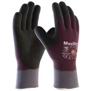 image of 56-451 MaxiDry Zero Fully Coated Knitwrist NBR Glove (L) Size-9