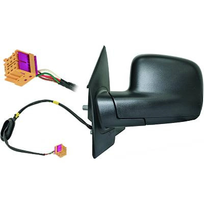 Image of DIEDERICHS 2272225 Wing mirror Left, Complete Mirror, primed Outside Mirror (50)